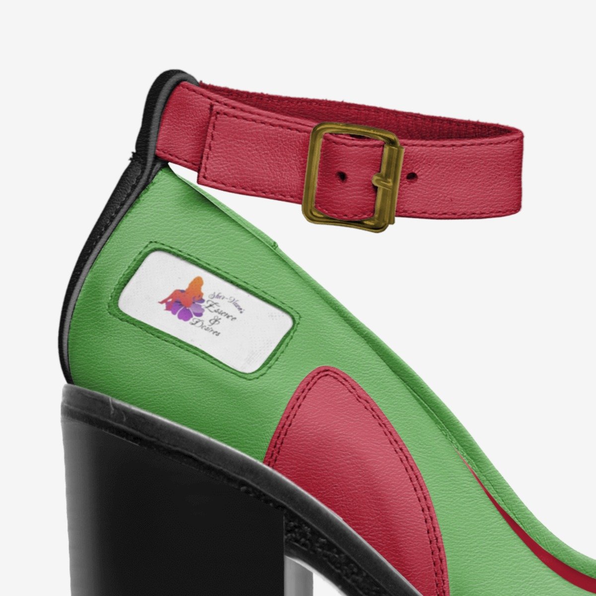 Ankle strap heel