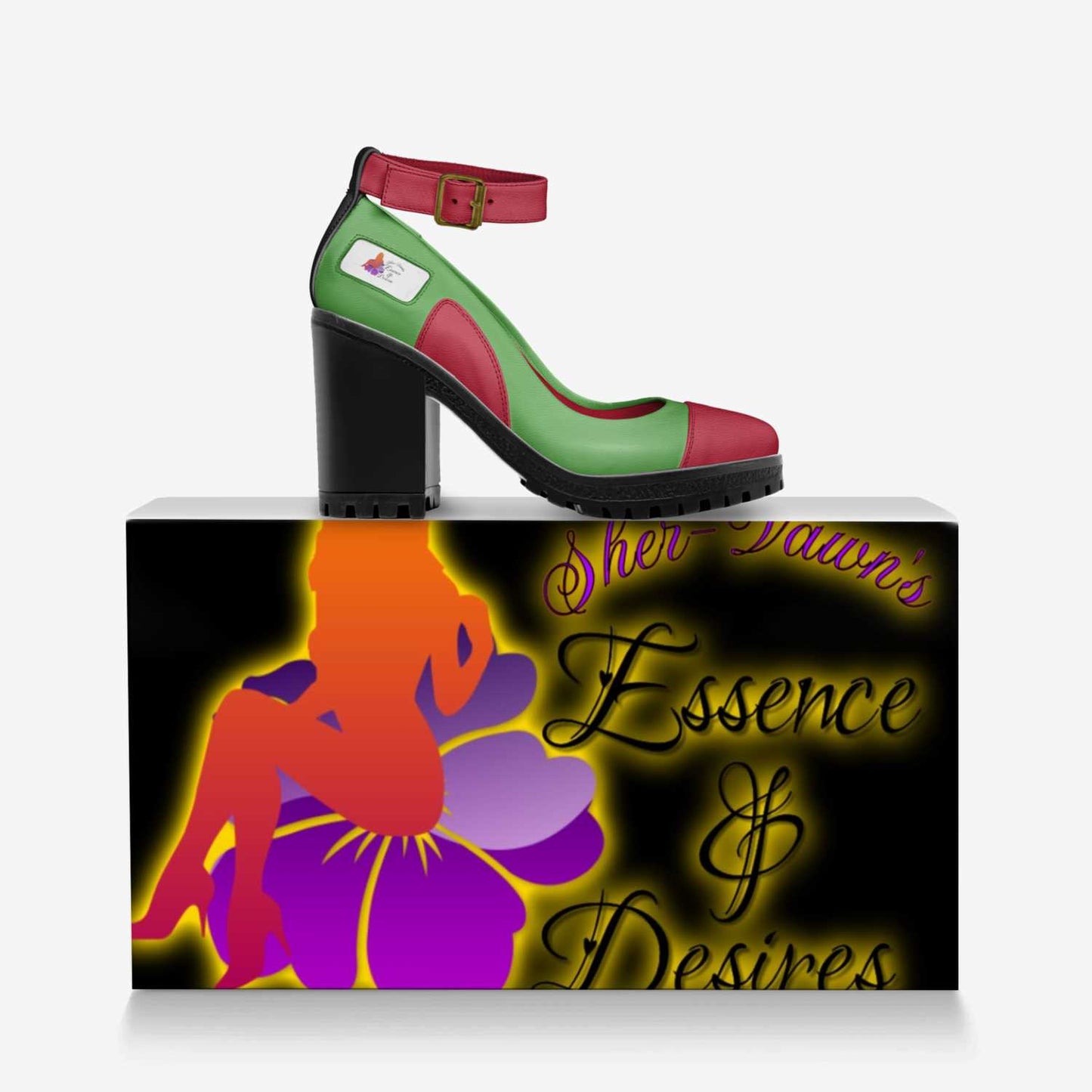 Ankle strap heel