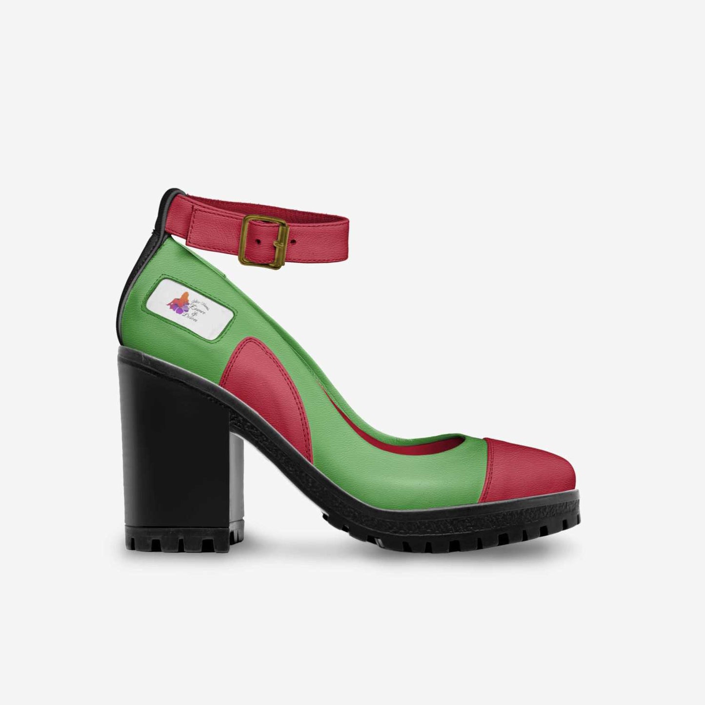 Ankle strap heel