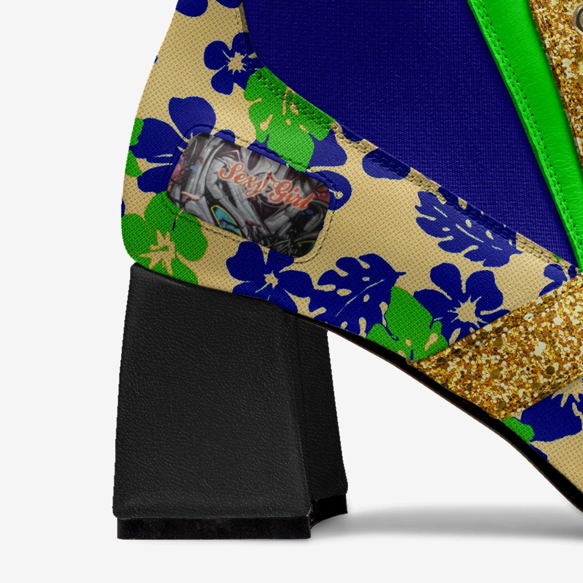 Sexy Girl Luxe heel sock design