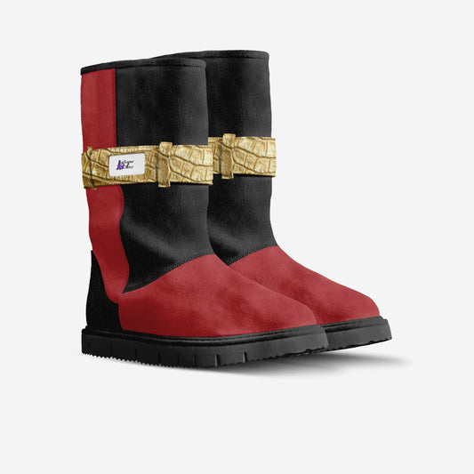 Belted mid-boot