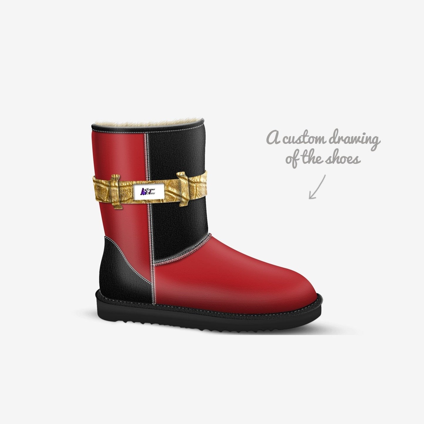Belted mid-boot