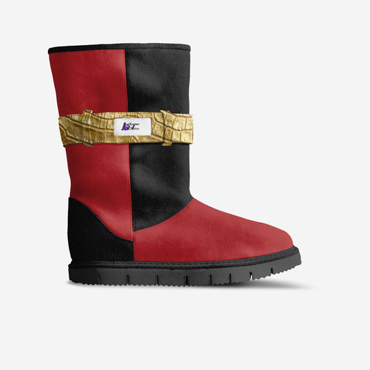 Belted mid-boot