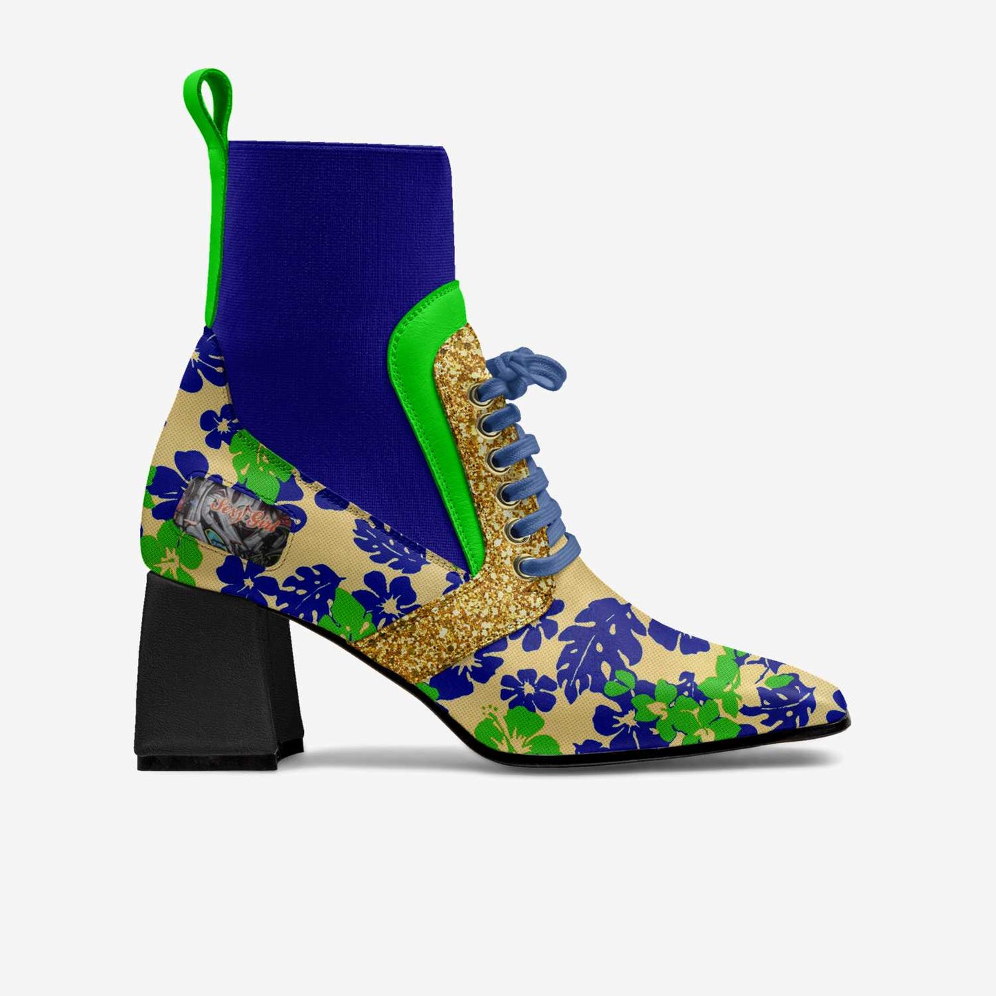 Sexy Girl Luxe heel sock design
