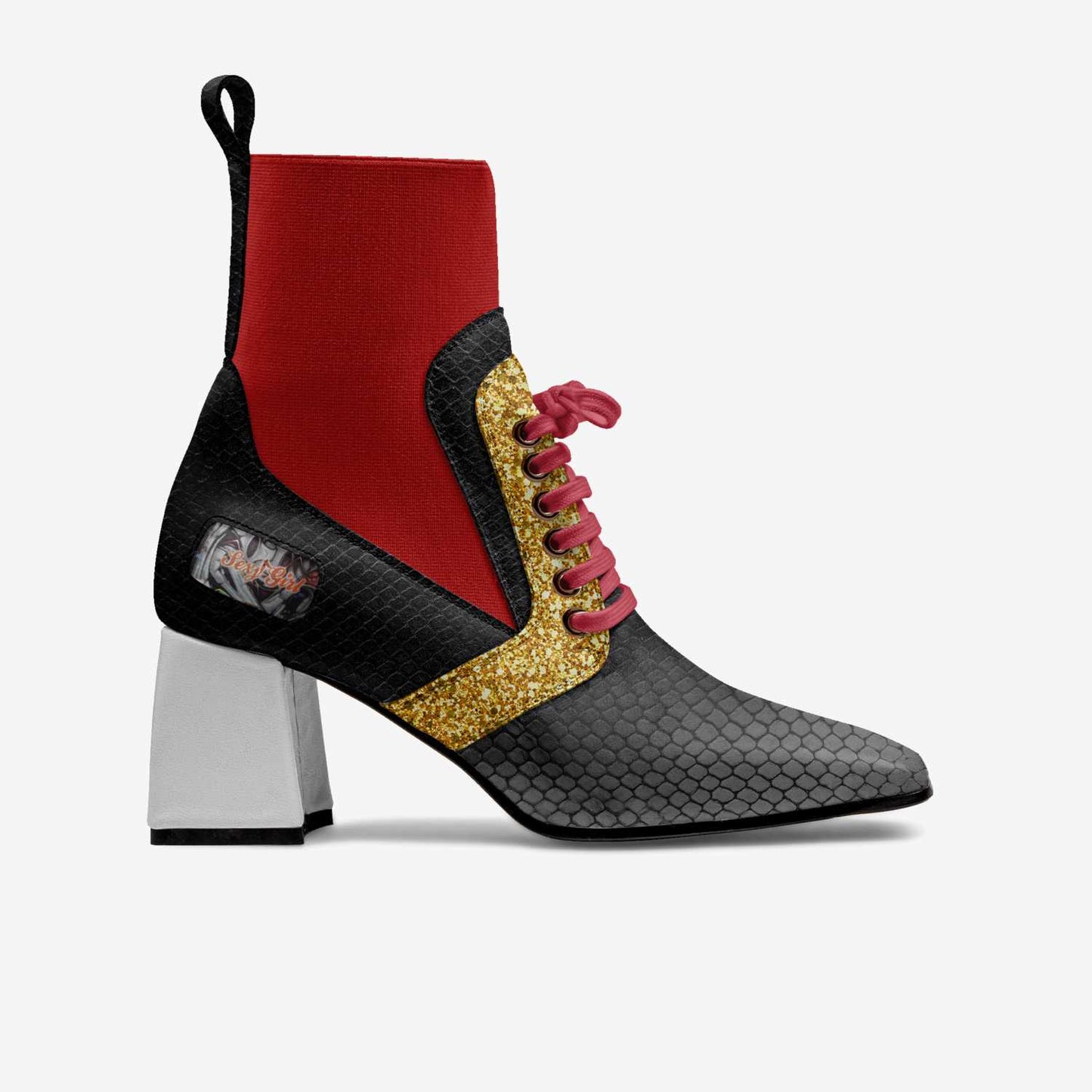 Sexy Girl Luxe heel sock design