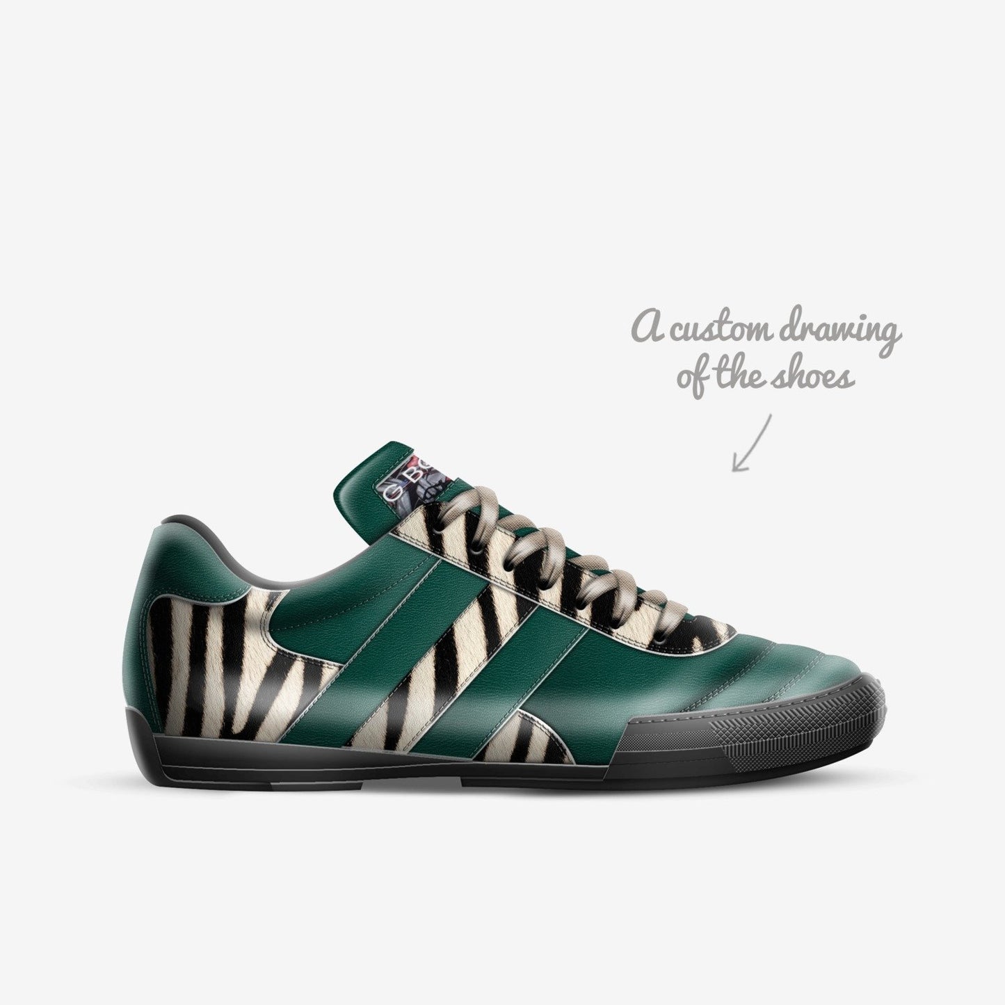 Big Boy Sneaker Soccer style stripe