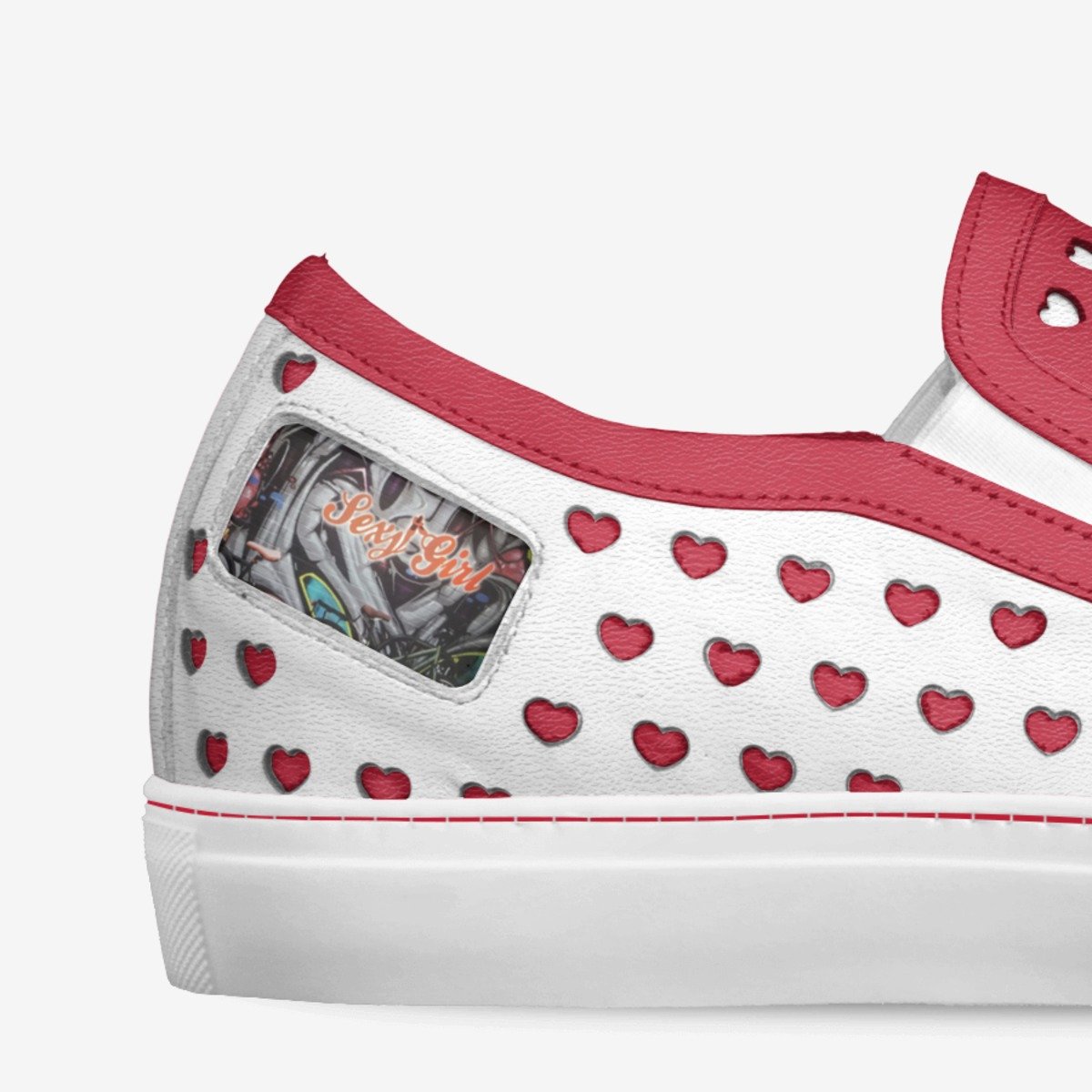 Big Boy & Sexy Girl Fashion Hearts slip-on