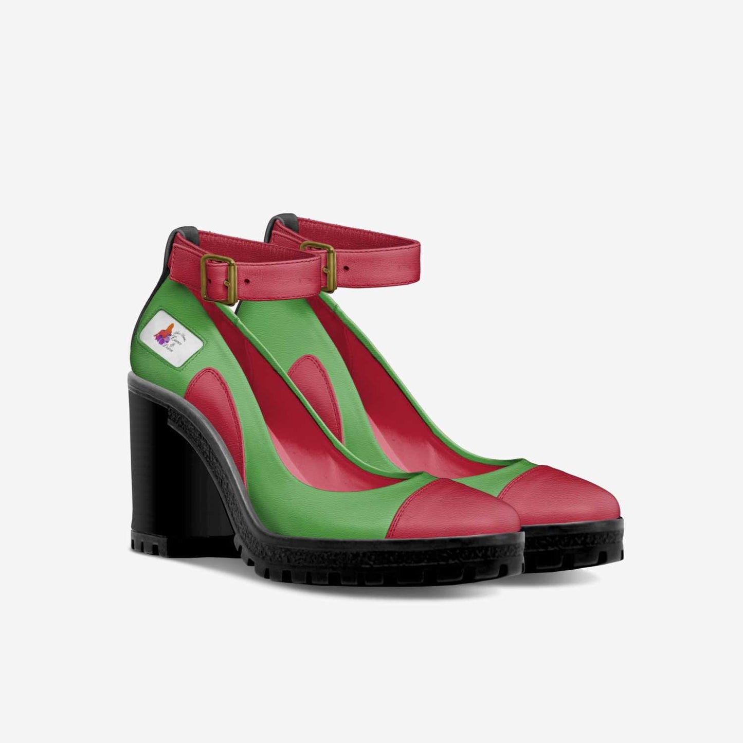 Ankle strap heel