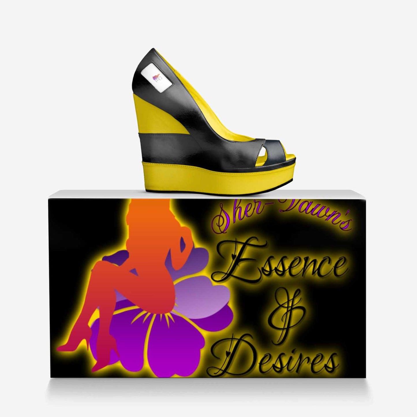 Open toe wedge sandal