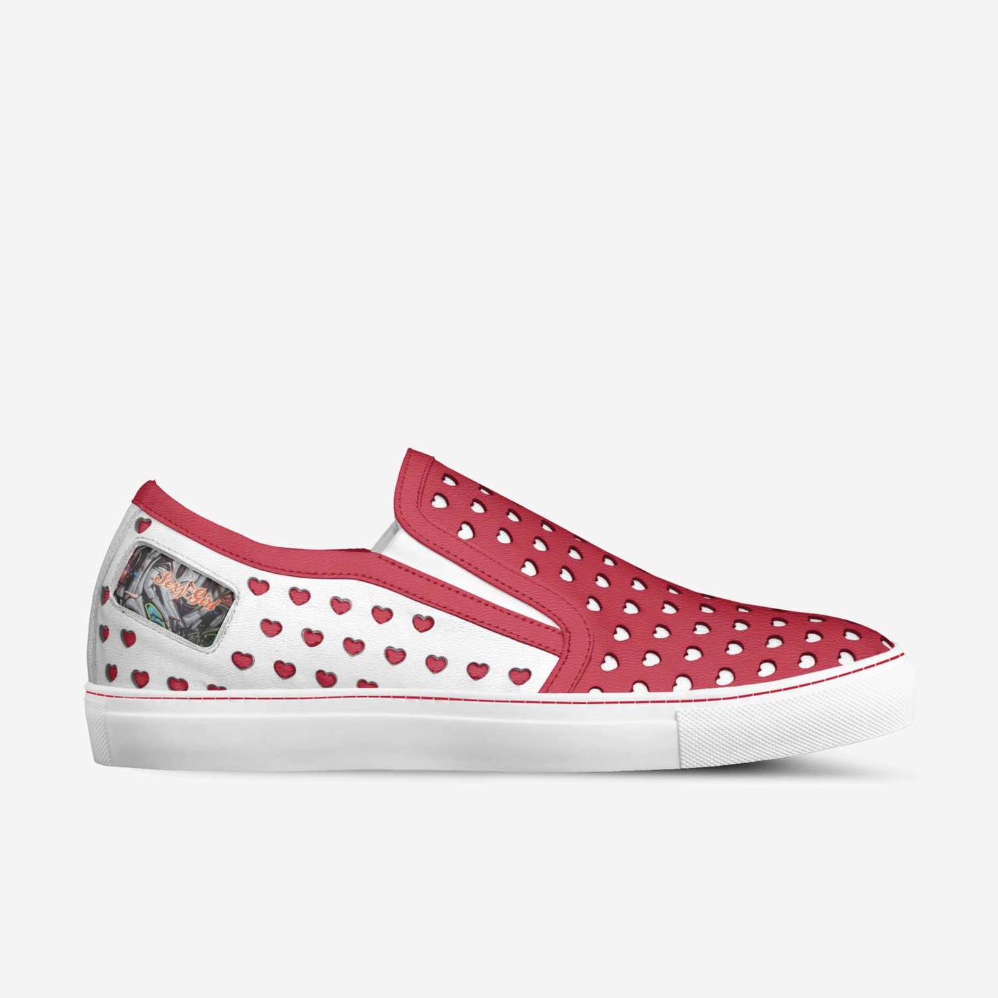 Big Boy & Sexy Girl Fashion Hearts slip-on