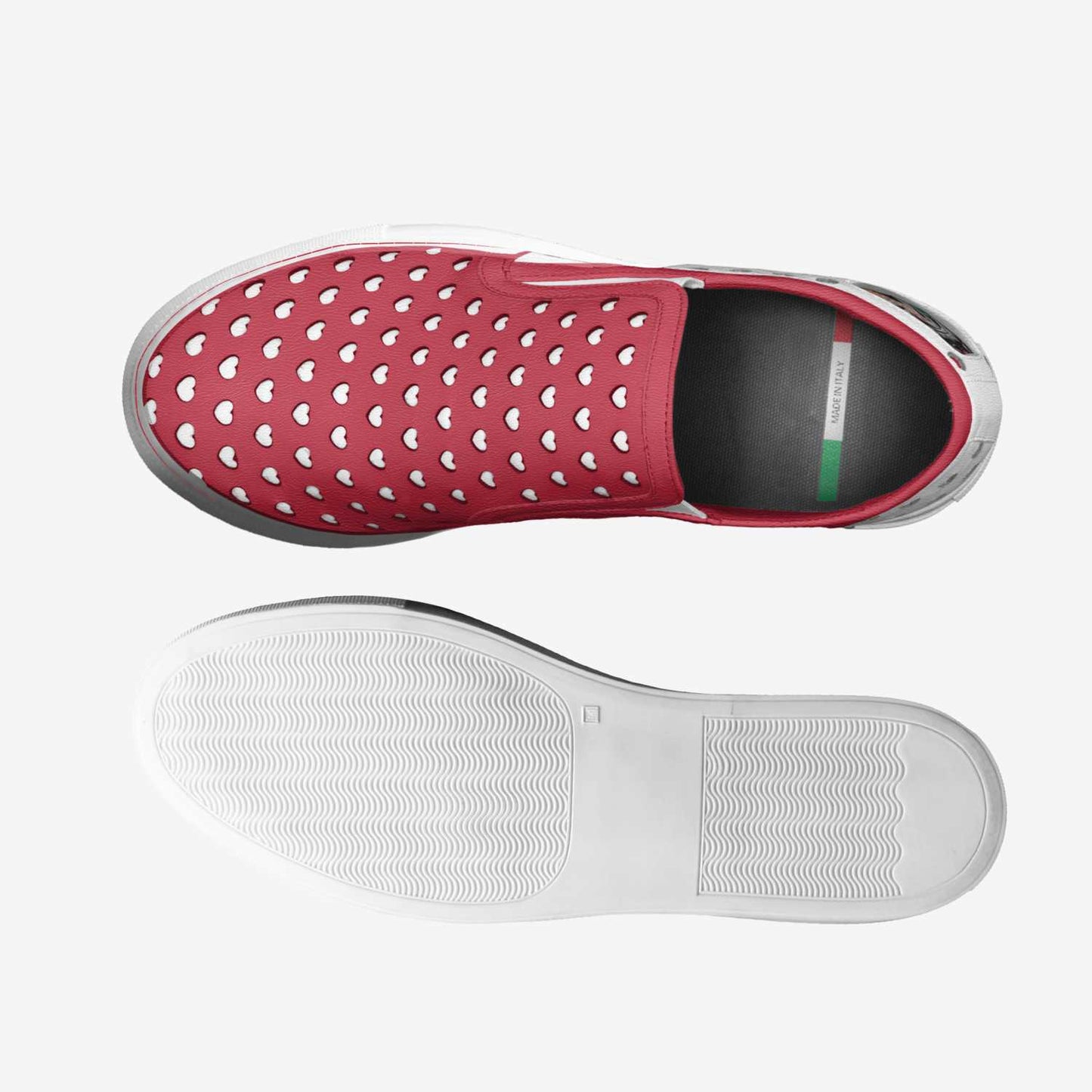 Big Boy & Sexy Girl Fashion Hearts slip-on