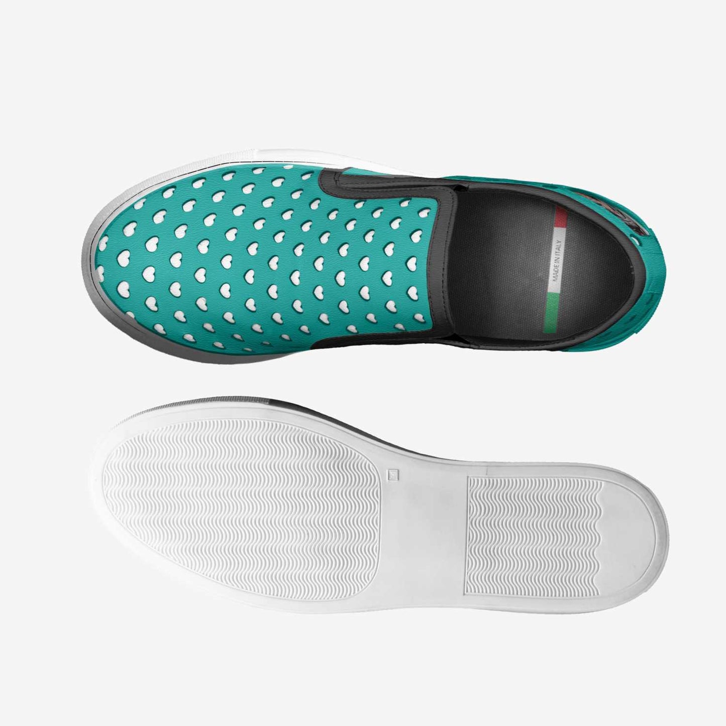 Big Boy & Sexy Girl Fashion Hearts slip-on