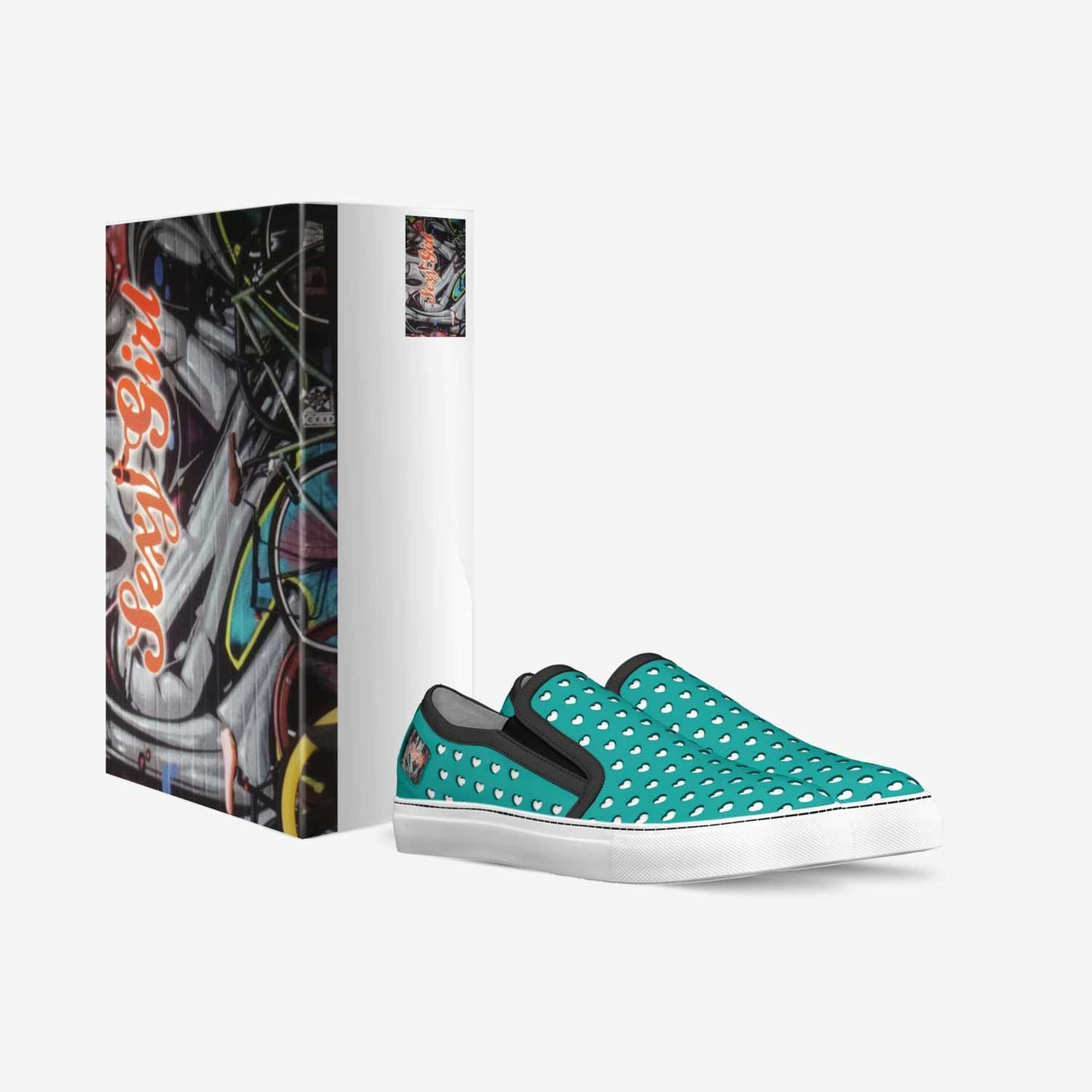 Big Boy & Sexy Girl Fashion Hearts slip-on