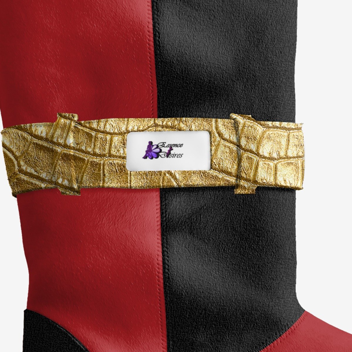 Belted mid-boot