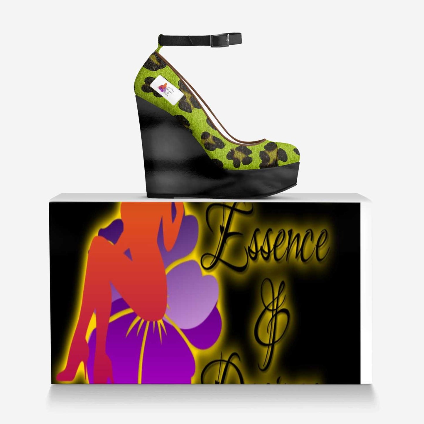 Ankle strap wedge